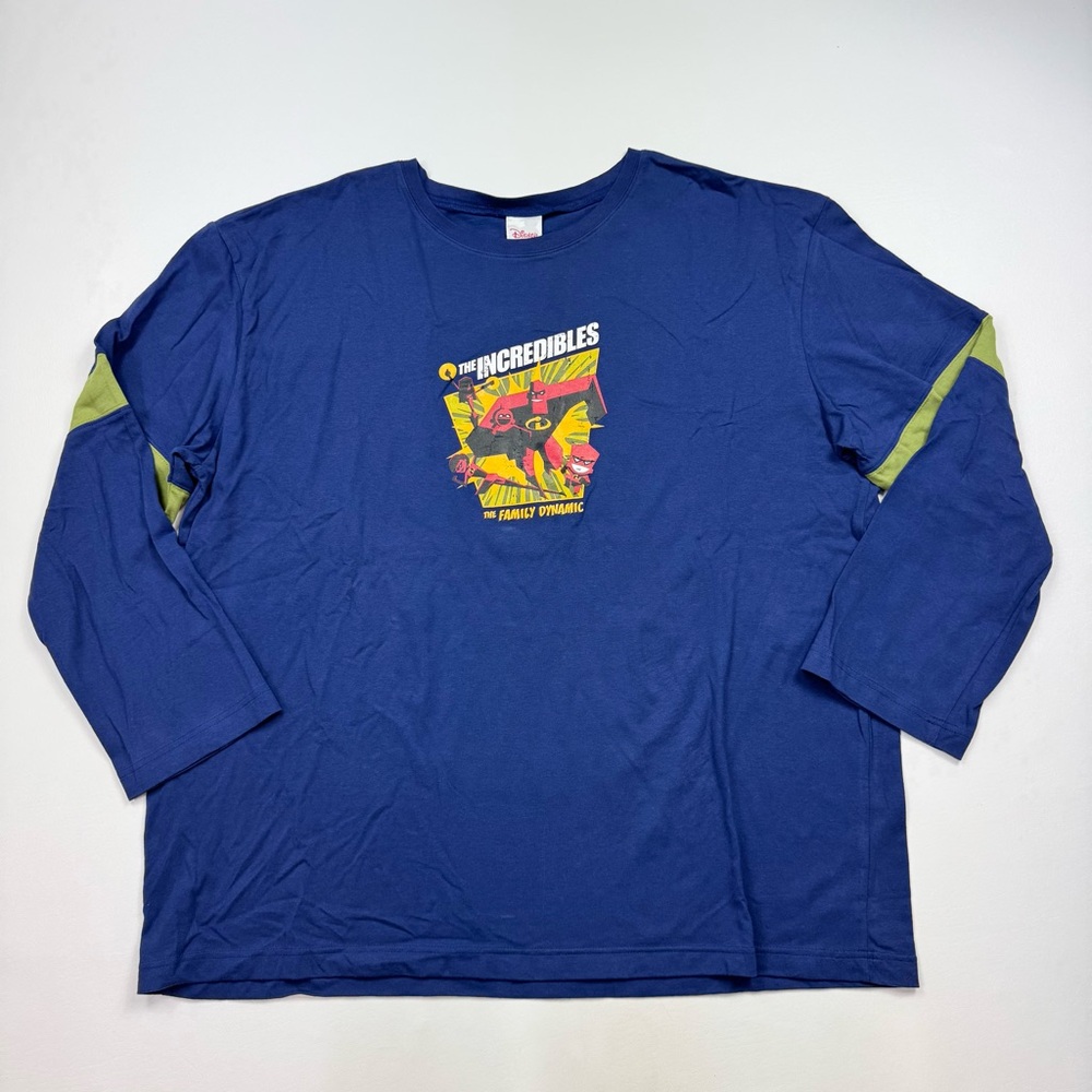 VTG 2004 Disney The Incredibles Long Sleeve T-Shirt Size 2XL